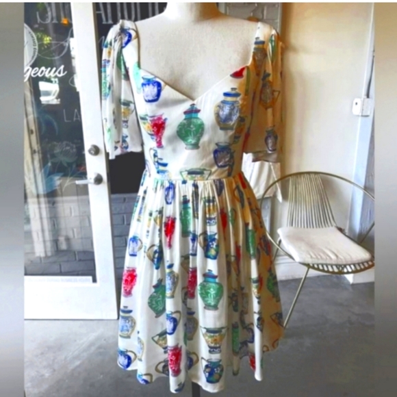 Fame and Partners Dresses & Skirts - NWT Fame and Partners Vase Print Mini Dress Size 2
